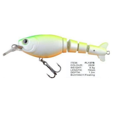 Vobler FL FL137B Floating 78mm 8.8g Depth 1.5m Colour 282 foto