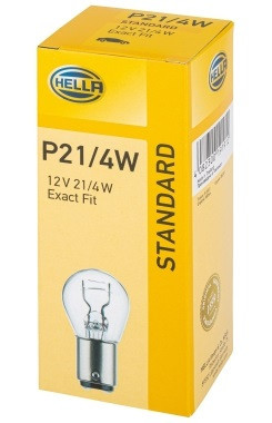 Bec Hella P21/4W 12V 21/4W 8GD 004 772-121 foto