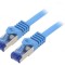 Cablu Patch S/FTP 6a Litat Cu LSZH Albastru 1,5m 26AWG