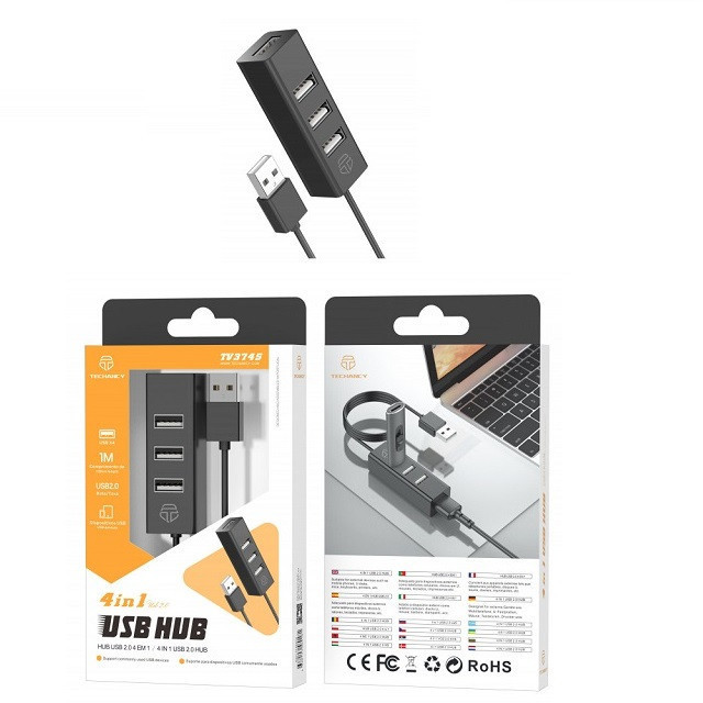 Hub USB cu 4 Porturi TECHANCY