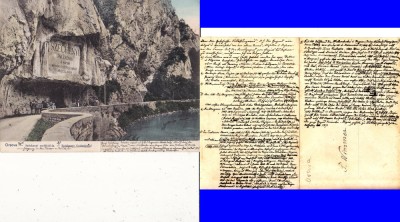 Orsova, Cazane- Vedere-carte postala dubla, diptic -RR foto
