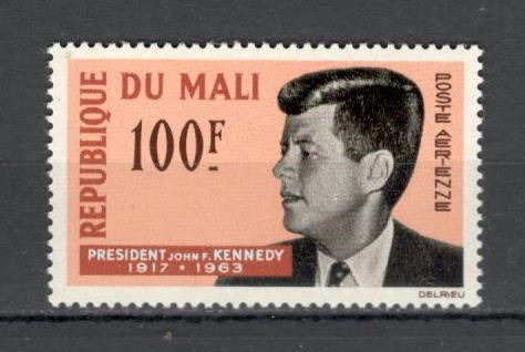 Mali.1964 Posta aeriana-Presedintele J.F.Kennedy DM.30