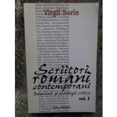 VIRGIL SORIN - SCRIITORI ROMANI CONTEMPORANI volumul 1
