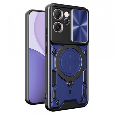 Husa pentru Oppo Reno14 FS 5G / Reno14 F, Techsuit, CamGuard Pro, Albastra foto