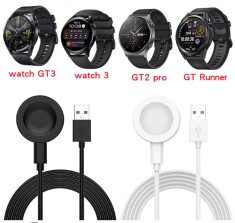 Dock incarcare / incarcator ceas USB pentru Huawei GT 2 Pro / GT 3 / Watch 3 Pro