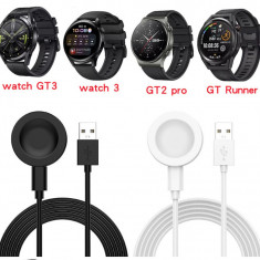 Dock incarcare / incarcator ceas USB pentru Huawei GT 2 Pro / GT 3 / Watch 3 Pro