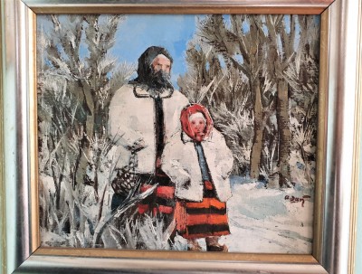 Tablou, pictura, AUREL DAN pictor. Mai multe lucrari. Vezi DESCRIEREA! foto