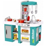 Cumpara ieftin Bucatarie de jucarie Kitchen Talented Chef, Verde, 49 accesorii, Dimensiune: 72, 5 cm x 61 cm x 33 cm