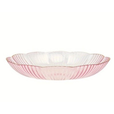 Bol elegant Pufo Sweet pentru servire alune, fistic, bomboane, fructe, gustari, 18 cm, roz foto