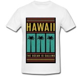 Tricou &quot; Hawaii, The ocean is calling &quot;