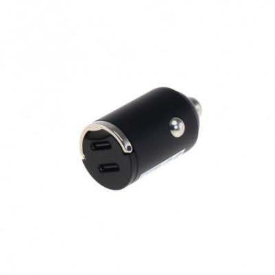 Incarcator auto dual USB-C cu 2 porturi USB-C 40W USB-PD 2x20W foto