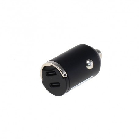 Incarcator auto dual USB-C cu 2 porturi USB-C 40W USB-PD 2x20W