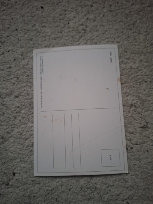 Carte postala koln castel