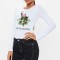 Bluza de dama alba - Be Flamazing - XL