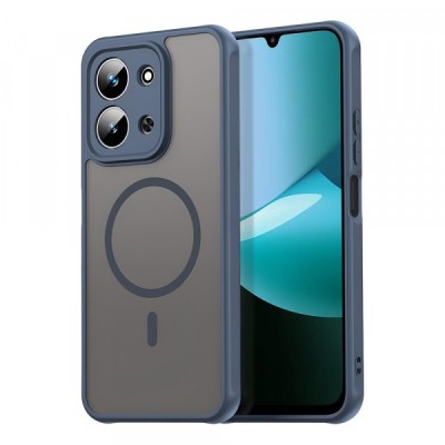 Husa MagSafe pentru Xiaomi Redmi 15C 5G / 15C 4G, Techsuit, HaloFrost II, Bleumarin foto