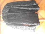 Haina Blana Naturala Astrahan Picioruse Negru - Imbracaminte Dama