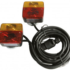 Kit magnetic remorca auto Carpoint cu lampi , cablu de 7,5m, fisa remorca cu 7 pini AutoDrive ProParts
