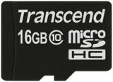 Card de memorie Transcend microSDHC, 16GB, Clasa 10, pana la 23 MB/s