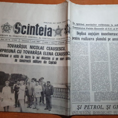 scanteia 7 iunie 1987-vizita lui ceausescu prin bucuresti,piata unirii