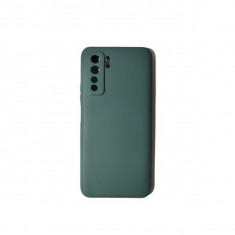Husa protectie Flippy compatibila cu Huawei P40 Lite 5G Liquid Silicone Case Verde foto