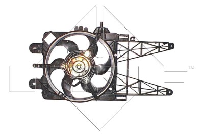 NRF 47246 Ventilator, radiator foto