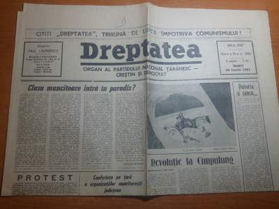 dreptatea 26 martie 1991-clasa muncitoare intra in paradis ? foto