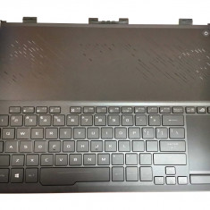 Carcasa superioara cu tastatura palmrest Laptop, Asus, ROG Zephyrus GX531, GX531GX, GX531GXR, GX531GM, GX531GW, GX531GWR, GX531GS, 13NR0101P01111