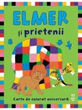Cumpara ieftin Elmer si prietenii. Carte de colorat aniversara/David McKee
