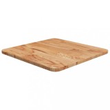 VidaXL Blat masă pătrat maro deschis 40x40x1,5cm lemn stejar tratat