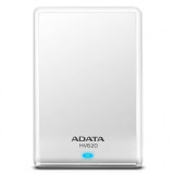 Hard disk extern ADATA HV620S Slim 1TB 2.5inch USB 3.1 White