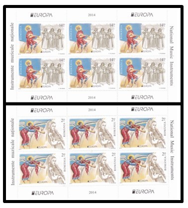 2014, LP 2021b-Europa 2014-Instrumente muzicale nationale, set de minicoli