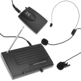 Cumpara ieftin Microfon Wireless Lavaliera Casca Profesionala VHF Shure SH-200, Nunta Botez Karaoke, Raza 50m