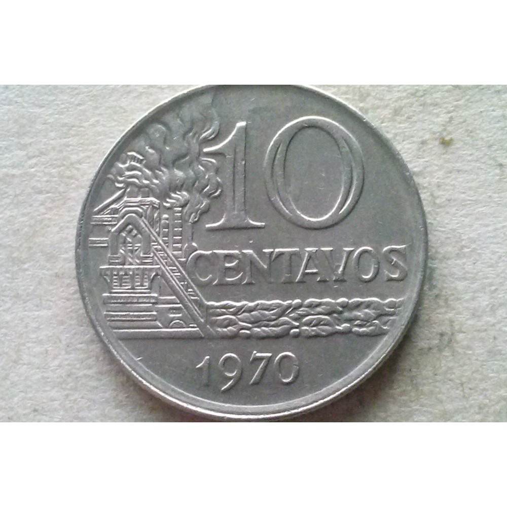 MONEDA 10 CENTAVOS 1970BRAZILIA arhiva Okazii.ro