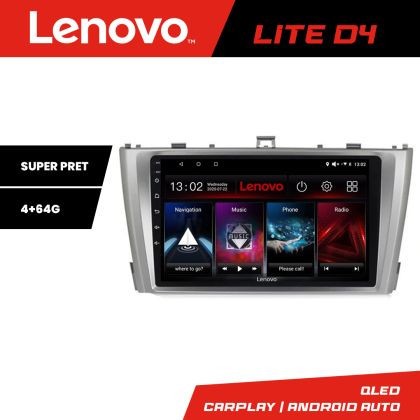 Navigatie Toyota Avensis 2009-2015 Lenovo Kit-TY12 4+64 GB Android Waze USB Navigatie Internet Youtube Radio CarStore Technology