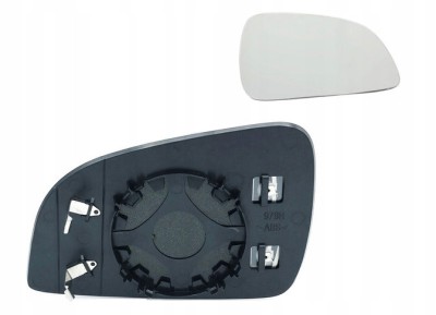 Geam oglinda exterioara cu suport fixare Opel Astra H, 2009-12.2012, Dreapta, incalzita; geam convex; cromat, View Max foto