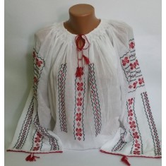 Ie traditionala Romaneasca, Marime Universala, Alb
