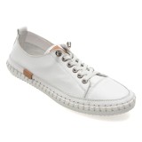 Pantofi sport FLAVIA PASSINI albi, EV2898, din piele naturala
