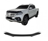 Cumpara ieftin Deflector Capota Mercedes X-Class 2017-2022 Capaff Protectie Pietricele Insecte Plastic Negru