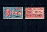Libia Italiana 1915 - Marci Expres, serie nestampilata