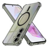 Husa Samsung Galaxy A35 5G Asteroid GSM Shockproof Clear Silicone MagSafe, fumuriu