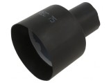Fiting termocontractibil negru 85/42mm