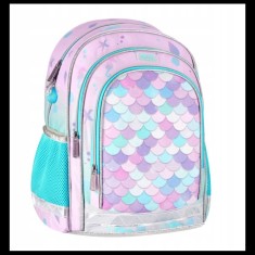 Ghiozdan fete Starpak Mermaid pentru scoala cu 3 compartimente,39.5x29x20 cm