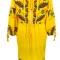 Rochie dama casual RC24, galben , marimea 2XL
