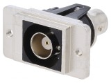 Adaptor BNC Soclu 50&Omega; Argintiu Metalic