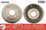 Tambur frana FIAT 500 C (312) (2009 - 2016) TRW DB4398