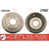 Tambur frana FIAT PUNTO (188) (1999 - 2016) TRW DB4398