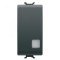 Intrerupator cap scara semn cu led 1M Gewiss Chorus negru GW12053