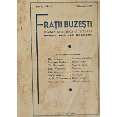 Revistă Stiinţifică şi Literară, Raţii Buzeşti