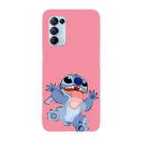 Husa compatibila cu Oppo A54 5G, Viceversa, model Stitch like you, Silicon, TPU, Transparent, Carcasa