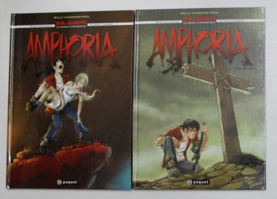 AMPHORIA , BOB ET BOBETTE ( BOB / JERUSALEM ) , TOMES I - II par MARC LEGENDRE et CHAREL CAMBRE , 2014 foto